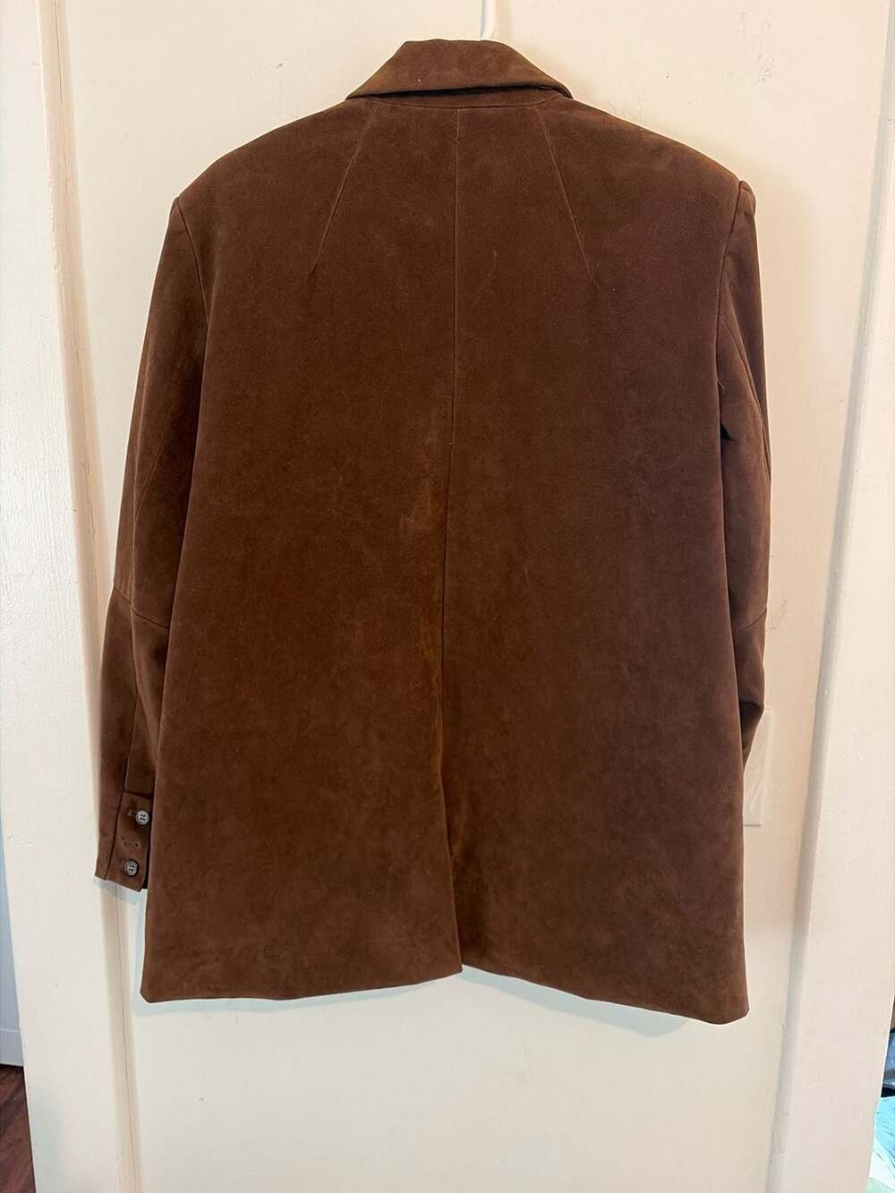 We The Free Free People Brown Suede Oversized Blazer - Picture 4 of 4